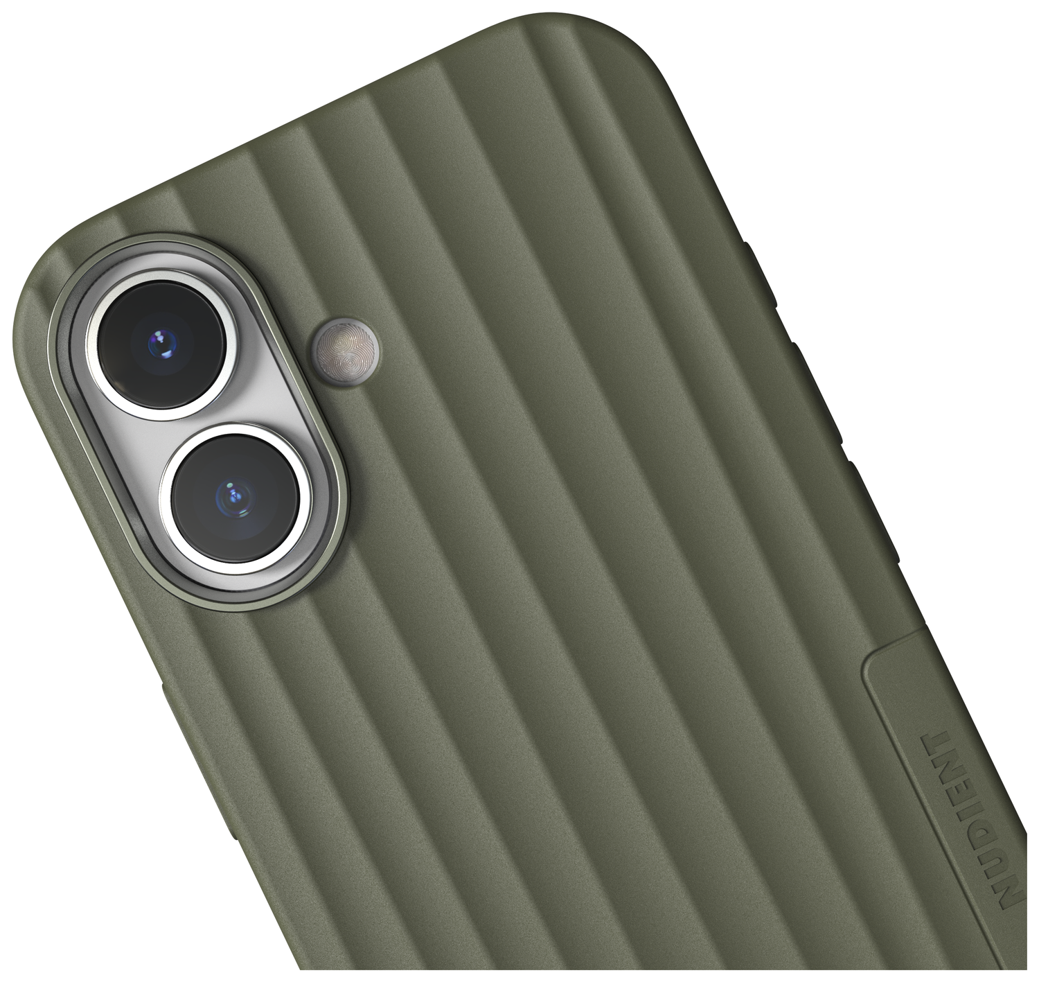 Nudient Bold Case Apple iPhone 17 Hoesje Siliconen met MagSafe Groen afbeelding 3