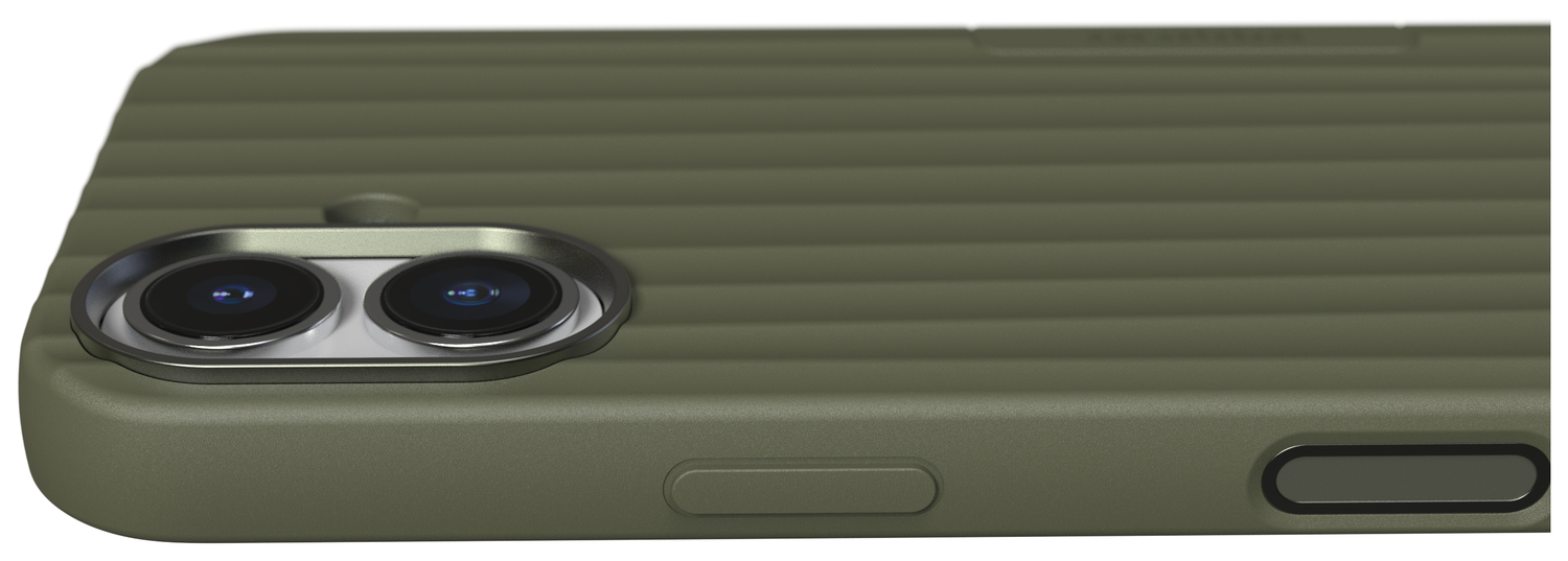 Nudient Bold Case Apple iPhone 17 Hoesje Siliconen met MagSafe Groen afbeelding 5
