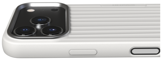 Nudient Bold Case Apple iPhone 17 Pro Hoesje Siliconen met MagSafe Wit afbeelding 5