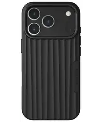 Nudient Bold Case Apple iPhone 17 Pro Hoesje Siliconen met MagSafe Zwart afbeelding