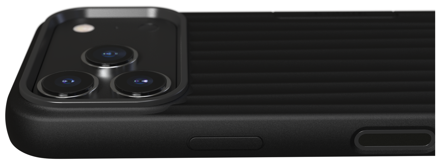 Nudient Bold Case Apple iPhone 17 Pro Hoesje Siliconen met MagSafe Zwart afbeelding 5