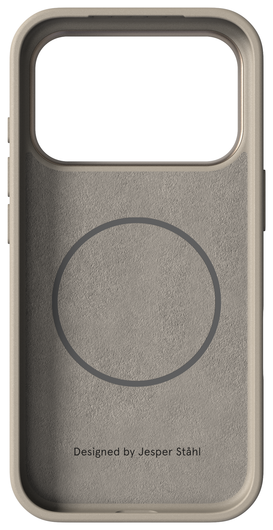 Nudient Bold Case Apple iPhone 17 Pro Max Hoesje Siliconen met MagSafe Beige afbeelding 4
