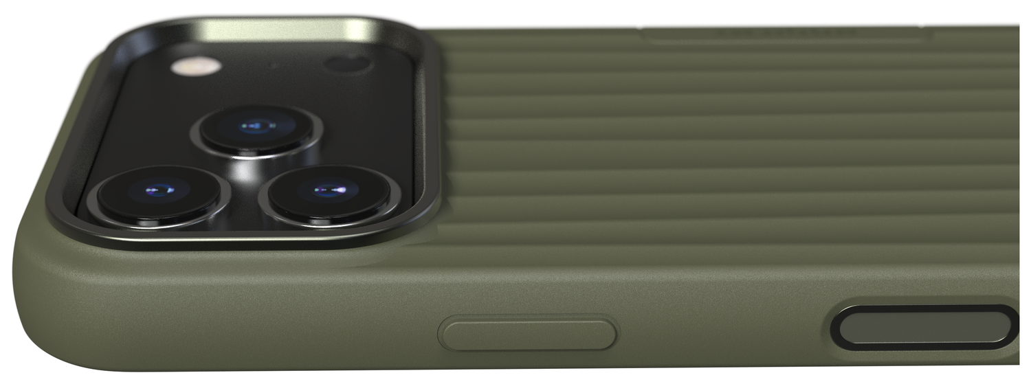 Nudient Bold Case Apple iPhone 17 Pro Max Hoesje Siliconen met MagSafe Groen afbeelding 5