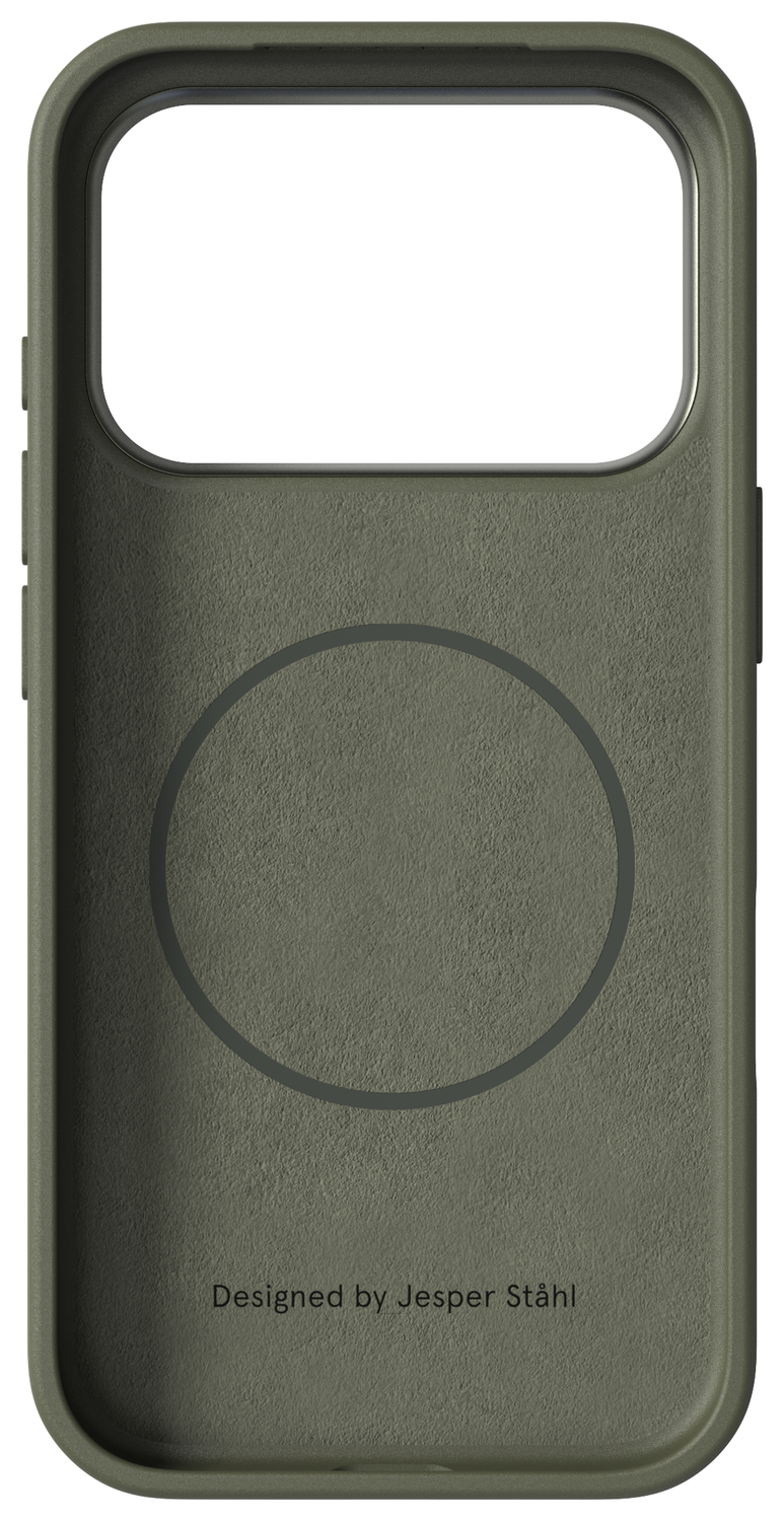 Nudient Bold Case Apple iPhone 17 Pro Hoesje Siliconen met MagSafe Groen afbeelding 4