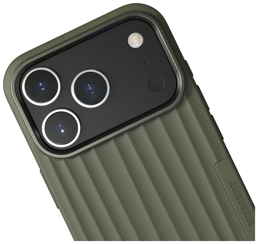 Nudient Bold Case Apple iPhone 17 Pro Hoesje Siliconen met MagSafe Groen afbeelding 3