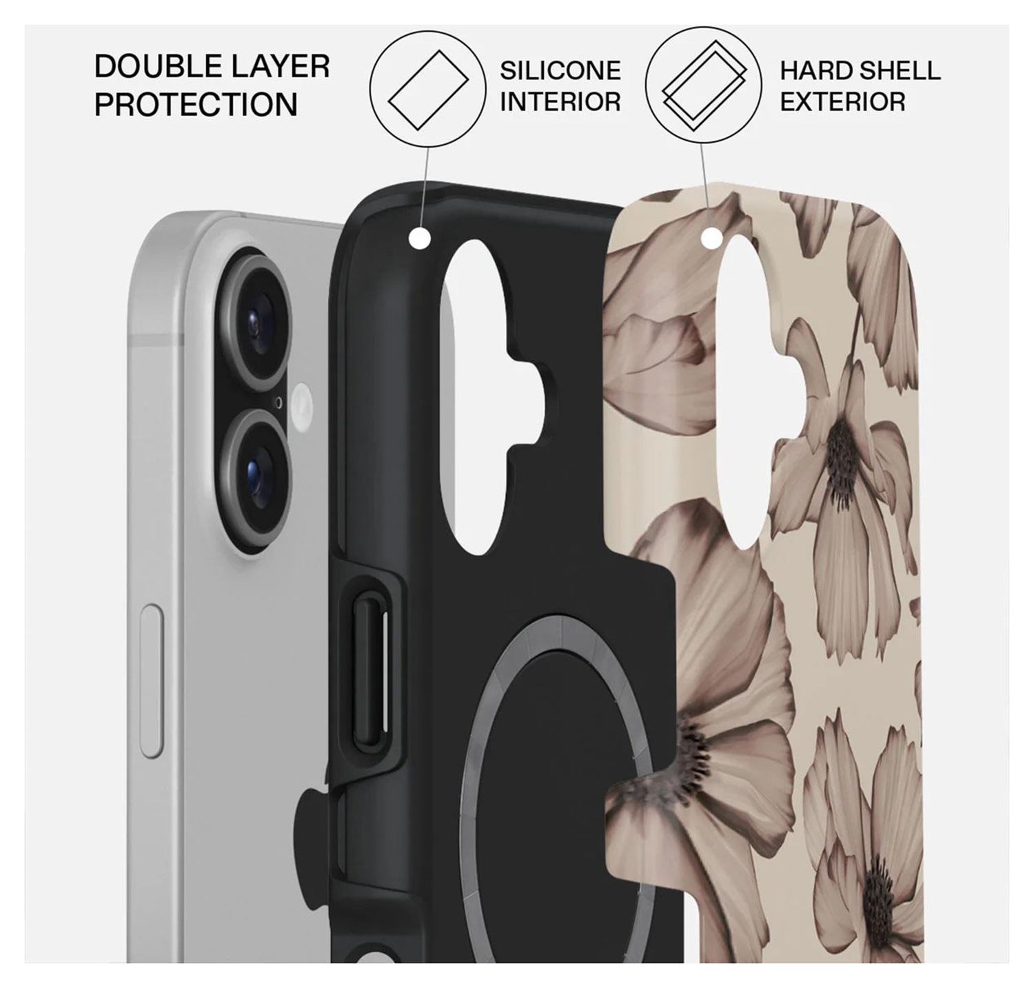 Burga Tough MagSafe Apple iPhone 17 Hoesje Back Cover Barely Yours afbeelding 2
