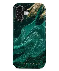 Burga Tough MagSafe Apple iPhone 17 Hoesje Back Cover Emerald Pool afbeelding