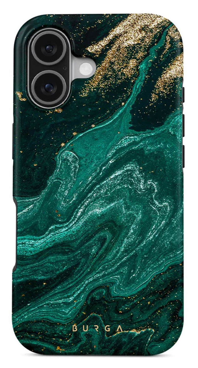 Burga Tough MagSafe Apple iPhone 17 Hoesje Back Cover Emerald Pool afbeelding 1
