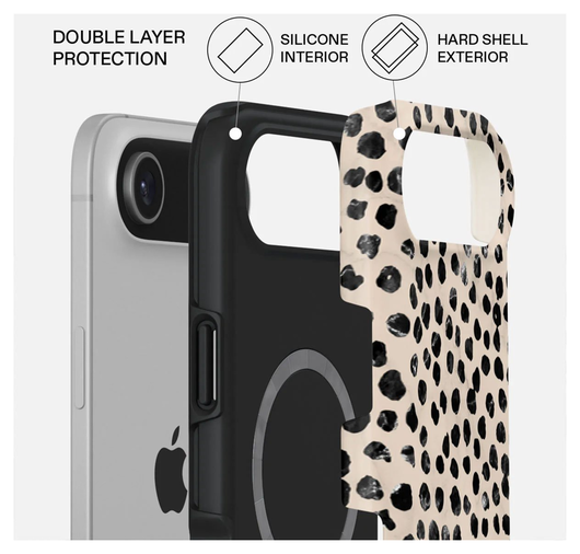 Burga Tough MagSafe Apple iPhone Air Hoesje Back Cover Almond Latte afbeelding 2
