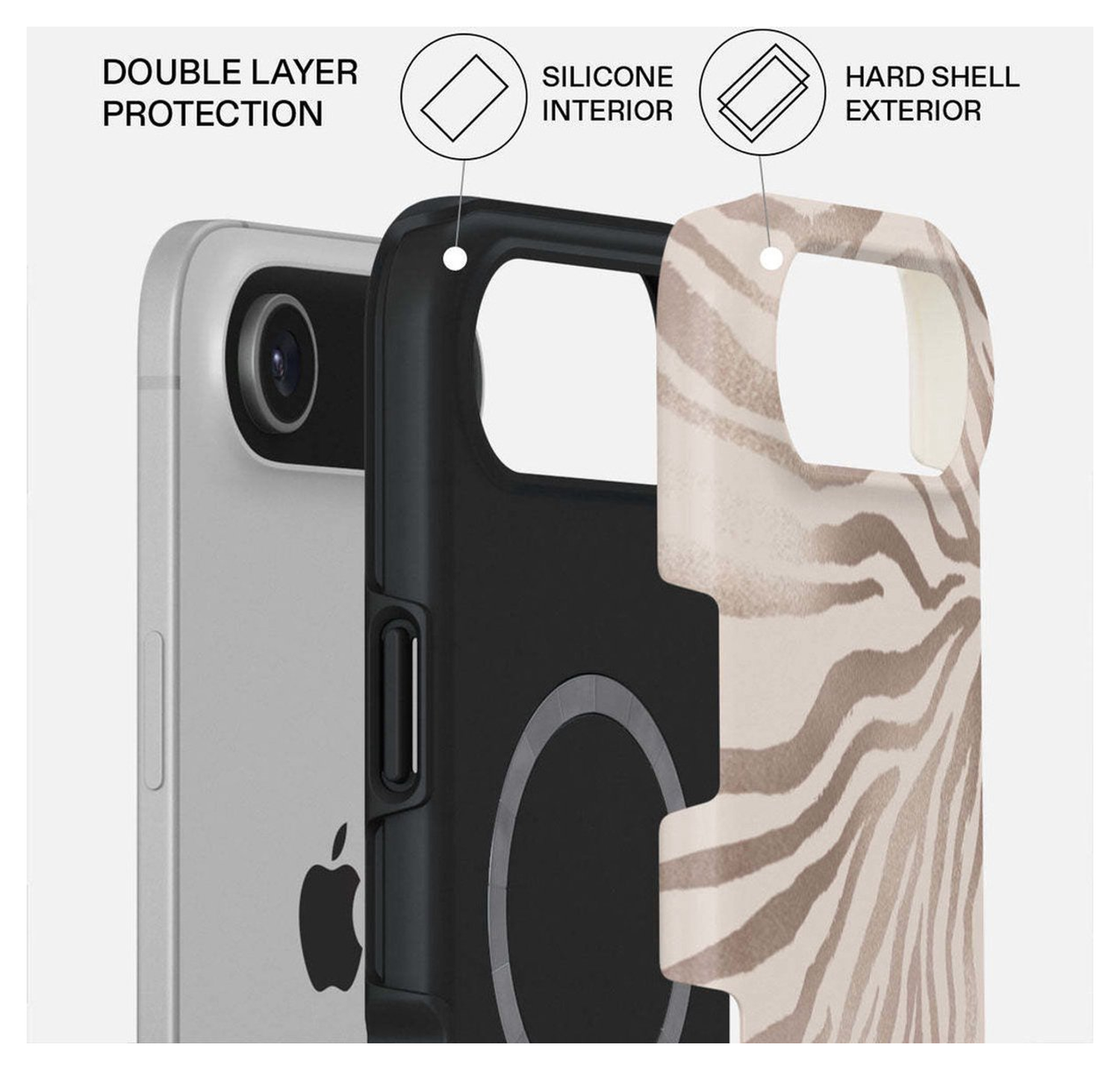 Burga Tough MagSafe Apple iPhone Air Hoesje Back Cover Lustre afbeelding 2