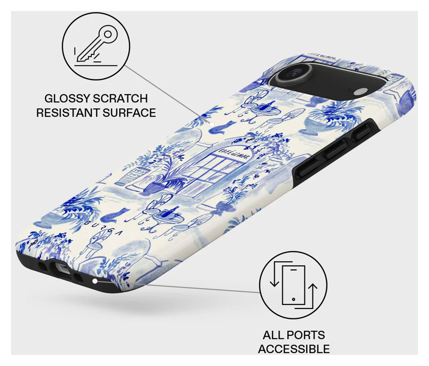 Burga Tough MagSafe Apple iPhone Air Hoesje Back Cover Sobremesa afbeelding 3