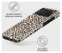 Burga Tough MagSafe Apple iPhone 17 Pro Hoesje Back Cover Almond Latte afbeelding 3