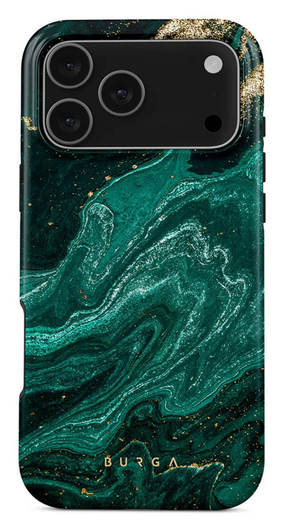 Burga Tough MagSafe Apple iPhone 17 Pro Hoesje Back Cover Emerald Pool afbeelding 1