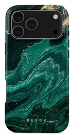 Burga Tough MagSafe Apple iPhone 17 Pro Hoesje Back Cover Emerald Pool afbeelding