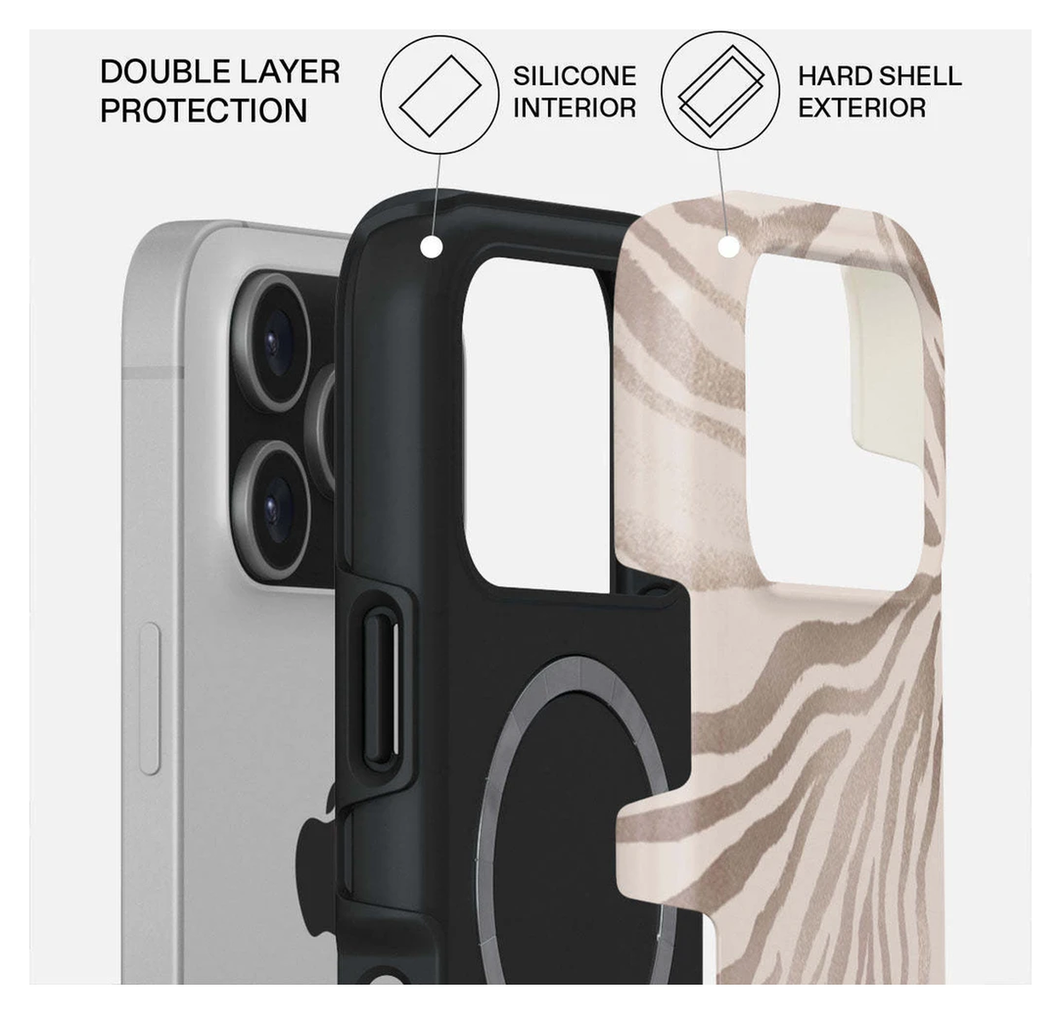Burga Tough MagSafe Apple iPhone 17 Pro Hoesje Back Cover Lustre afbeelding 2