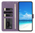 Xiaomi Redmi Note 14 Pro 4G Hoesje Vlinder Bloem Book Case Pasjeshouder Paars afbeelding 2