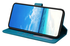 Xiaomi Redmi Note 14 Pro 4G Hoesje Vlinder Bloem Book Case Pasjeshouder Blauw afbeelding 3