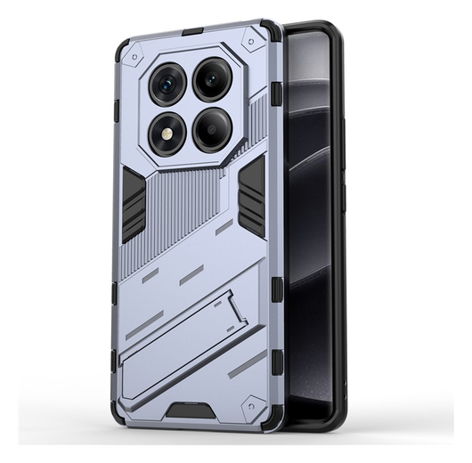 Xiaomi Redmi Note 14 Pro 4G Hoesje Shockproof Kickstand Back Cover Blauw afbeelding 1