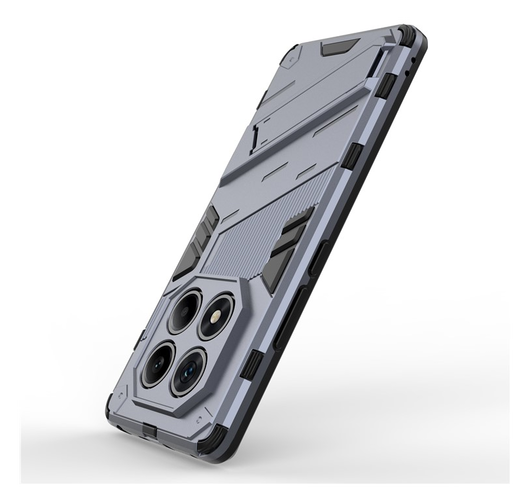 Xiaomi Redmi Note 14 Pro 4G Hoesje Shockproof Kickstand Back Cover Blauw afbeelding 3