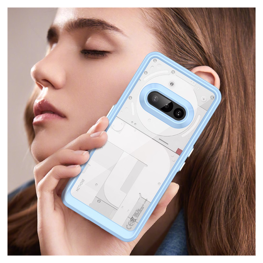 Nothing Phone (3) Hoesje Acryl Back Cover Blauw afbeelding 7