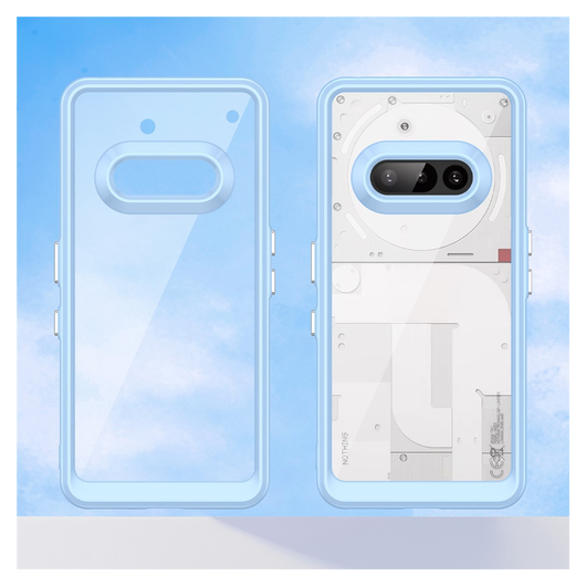 Nothing Phone (3) Hoesje Acryl Back Cover Blauw afbeelding 8