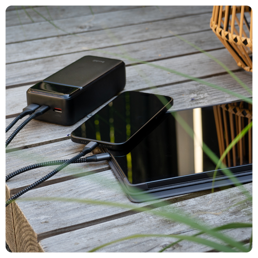 Buddi Boost 30.000 mAh Powerbank Met Display Duo Pack Zwart 22.5W afbeelding 15