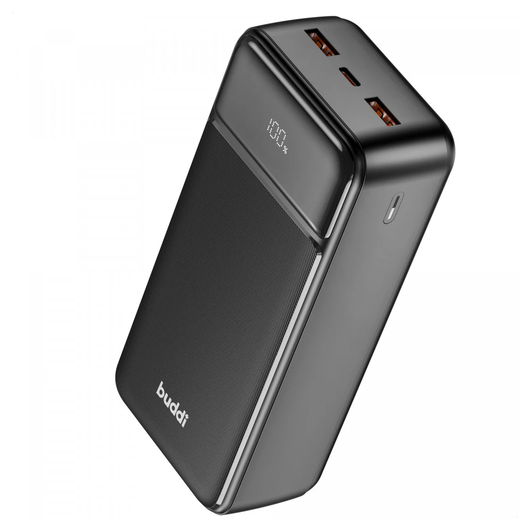 Buddi Boost 30.000 mAh Powerbank Met Display Duo Pack Zwart 22.5W afbeelding 17