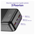 Buddi Boost 30.000 mAh Powerbank Met Display Duo Pack Zwart 22.5W afbeelding 4