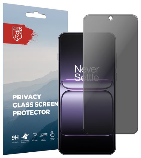 Rosso OnePlus Nord 5 9H Tempered Glass Screen Protector Privacy afbeelding 1