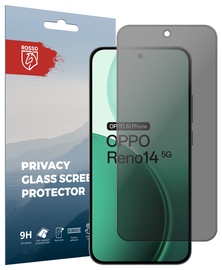 Rosso Oppo Reno 14 9H Tempered Glass Screen Protector Privacy
