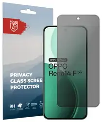 Rosso Oppo Reno 14 F 9H Tempered Glass Screen Protector Privacy afbeelding