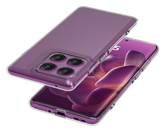 Motorola Edge 60 Hoesje Dun TPU Back Cover Transparant afbeelding 3