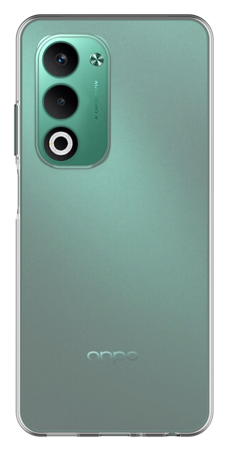 Oppo A5 (2025) Hoesje Dun TPU Back Cover Transparant afbeelding 2