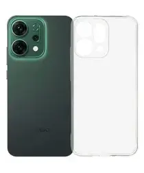 Oppo Reno 14 Pro Hoesje Dun TPU Back Cover Transparant afbeelding