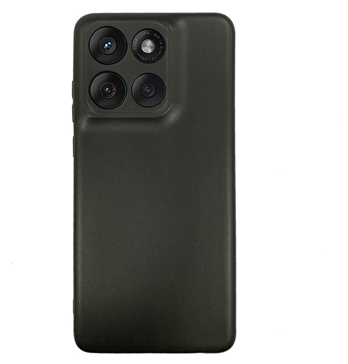 Motorola Edge 60 Hoesje Dun TPU Back Cover Matte Zwart afbeelding 2