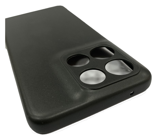 Motorola Edge 60 Pro Hoesje Dun TPU Back Cover Matte Zwart afbeelding 3