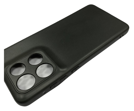 Motorola Edge 60 Pro Hoesje Dun TPU Back Cover Matte Zwart afbeelding 4