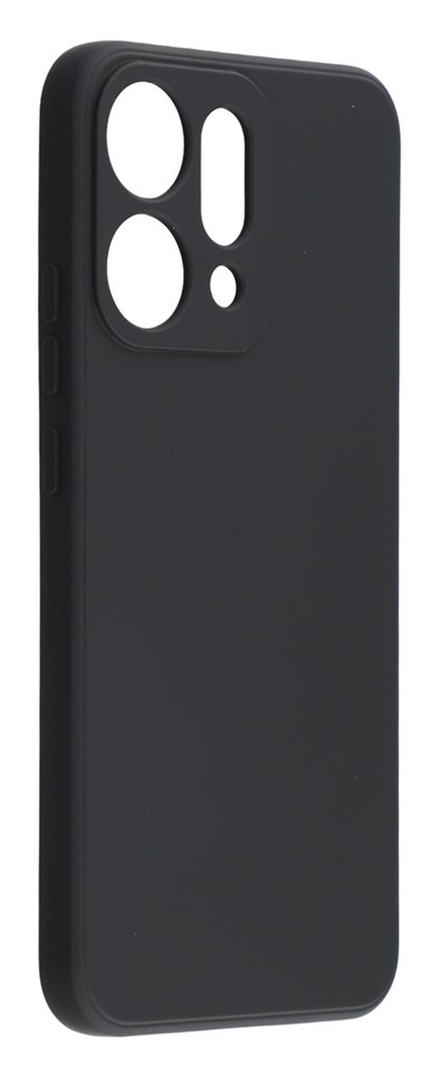 Oppo Reno 14 Hoesje Dun TPU Back Cover Matte Zwart afbeelding 3