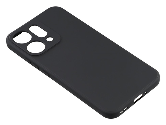 Oppo Reno 14 Pro Hoesje Dun TPU Back Cover Matte Zwart afbeelding 3