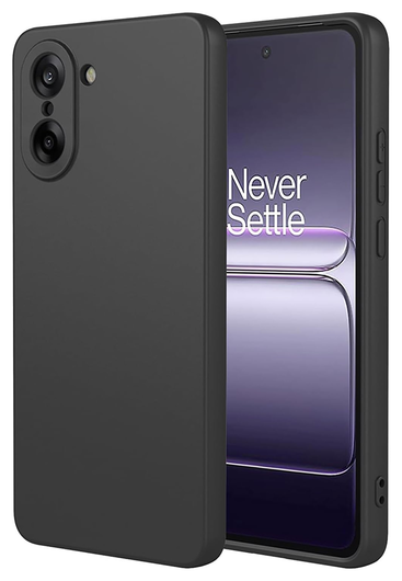 OnePlus Nord CE 5 Hoesje Dun TPU Back Cover Matte Zwart afbeelding 1