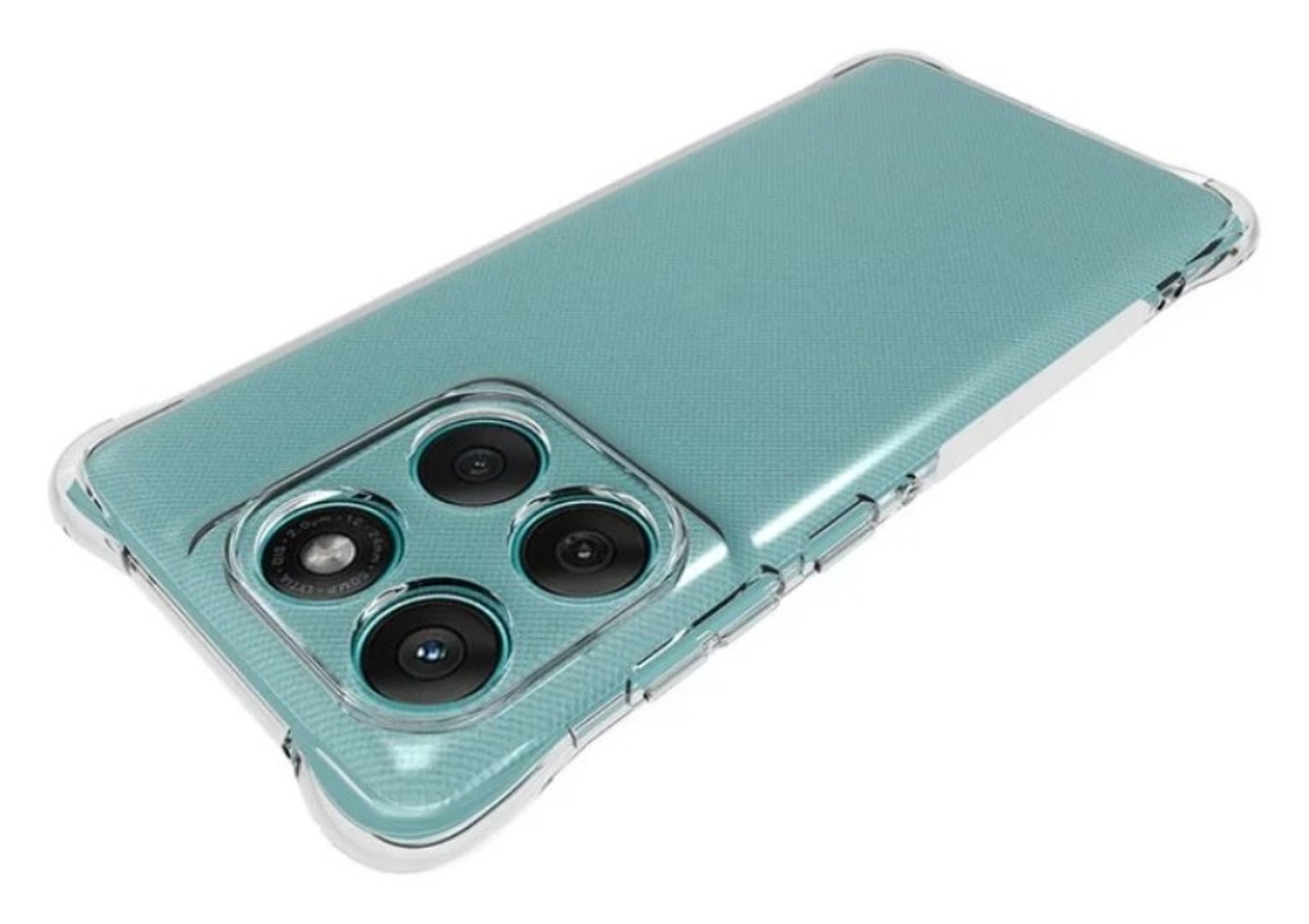 Motorola Edge 60 Hoesje Schokbestendig en Dun TPU Back Cover Transparant afbeelding 4