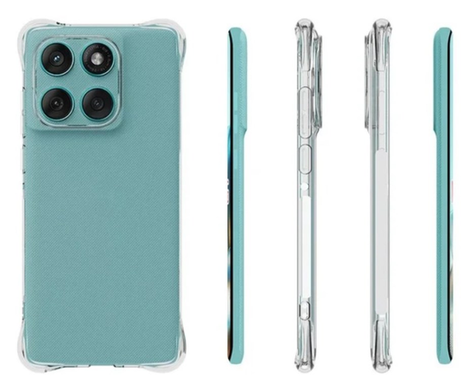 Motorola Edge 60 Hoesje Schokbestendig en Dun TPU Back Cover Transparant afbeelding 6