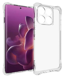 Motorola Edge 60 Pro Hoesje Schokbestendig en Dun TPU Back Cover Transparant afbeelding