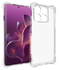 Motorola Edge 60 Pro Hoesje Schokbestendig en Dun TPU Back Cover Transparant afbeelding 1