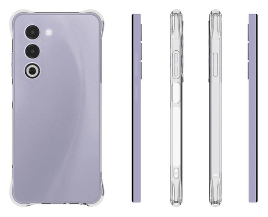 Oppo A5 (2025) Hoesje Schokbestendig en Dun TPU Back Cover Transparant afbeelding 6