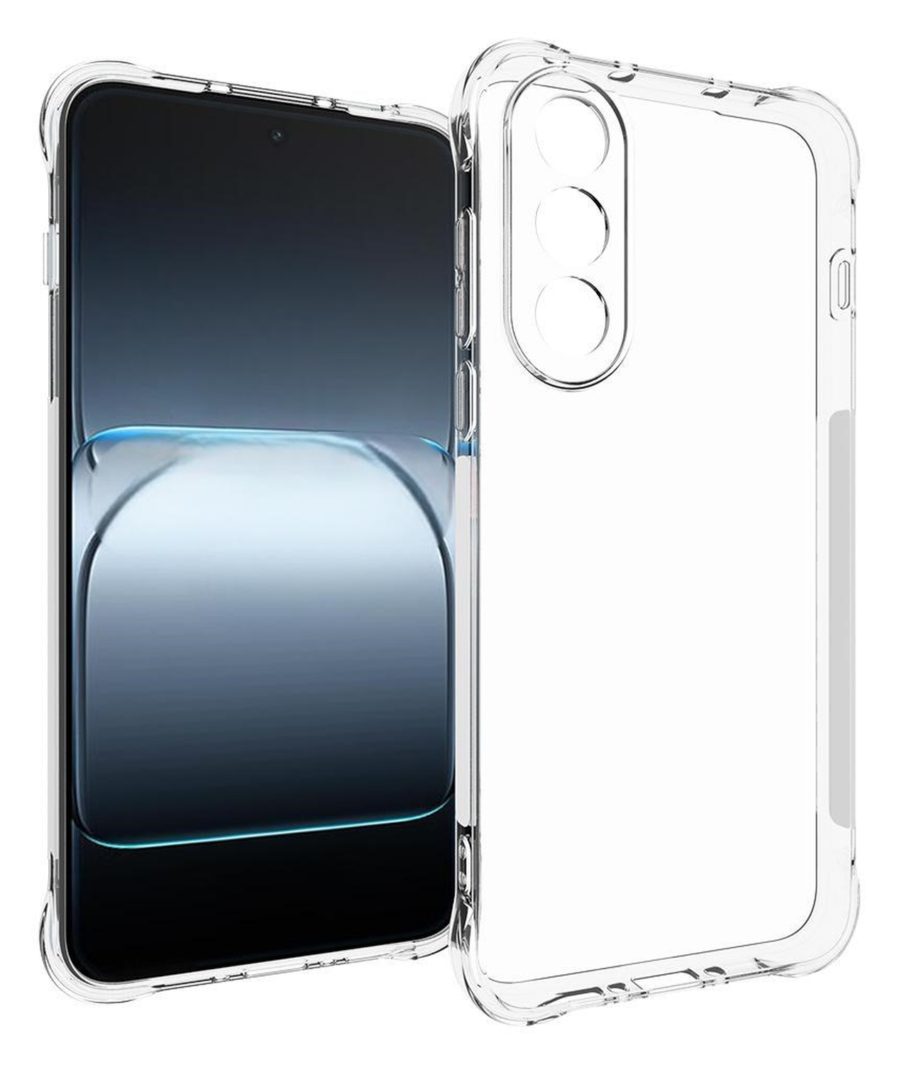 OnePlus Nord 5 Hoesje Schokbestendig en Dun TPU Back Cover Transparant afbeelding 1