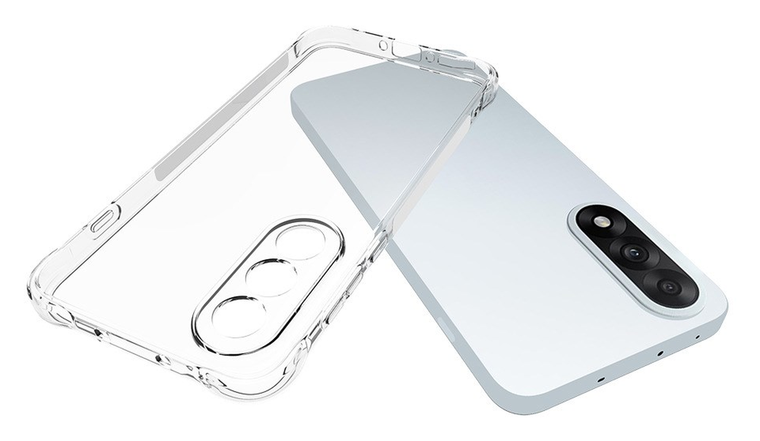 OnePlus Nord 5 Hoesje Schokbestendig en Dun TPU Back Cover Transparant afbeelding 2