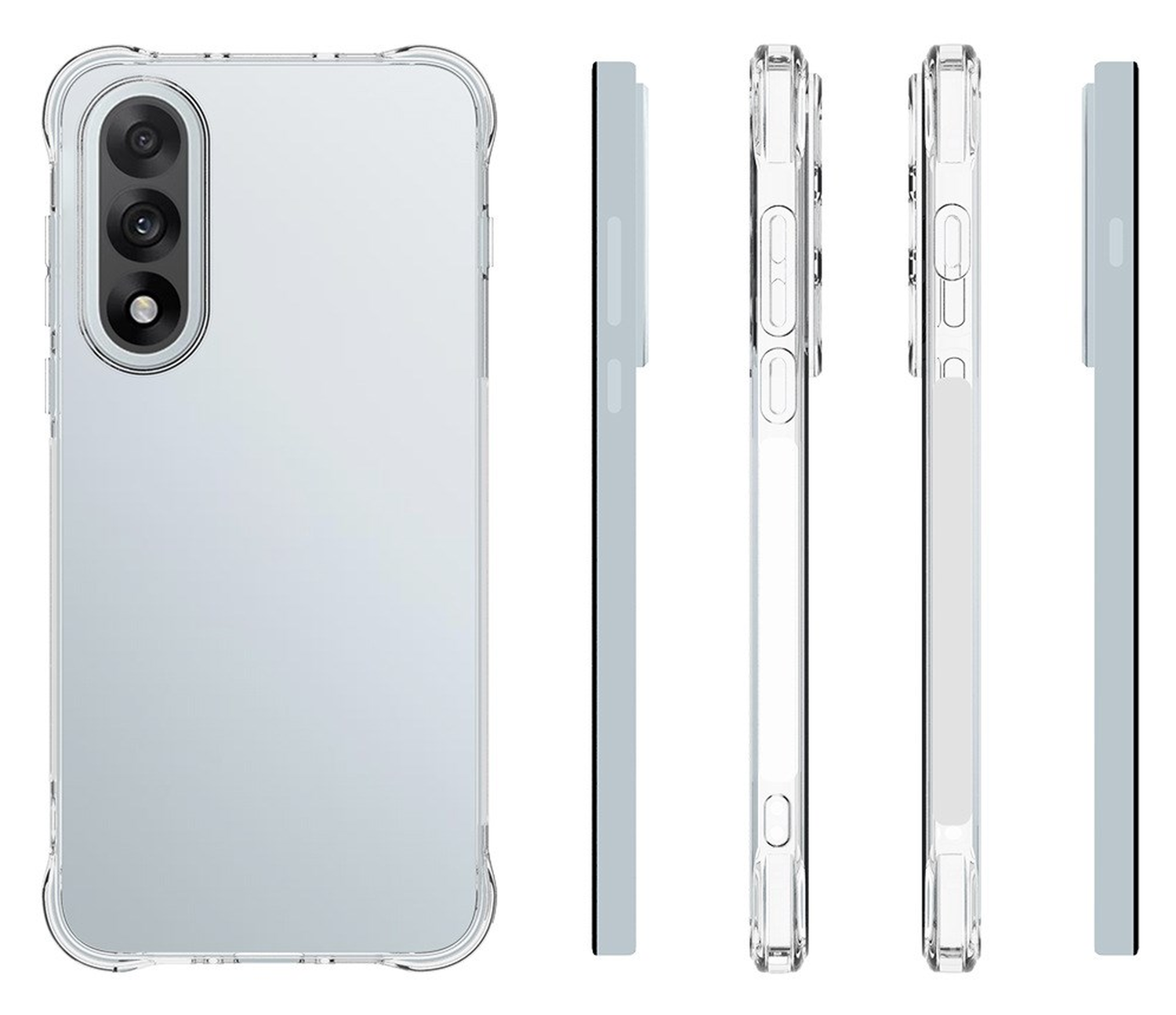 OnePlus Nord 5 Hoesje Schokbestendig en Dun TPU Back Cover Transparant afbeelding 6