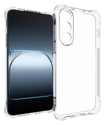 OnePlus Nord 5 Hoesje Schokbestendig en Dun TPU Back Cover Transparant afbeelding 1