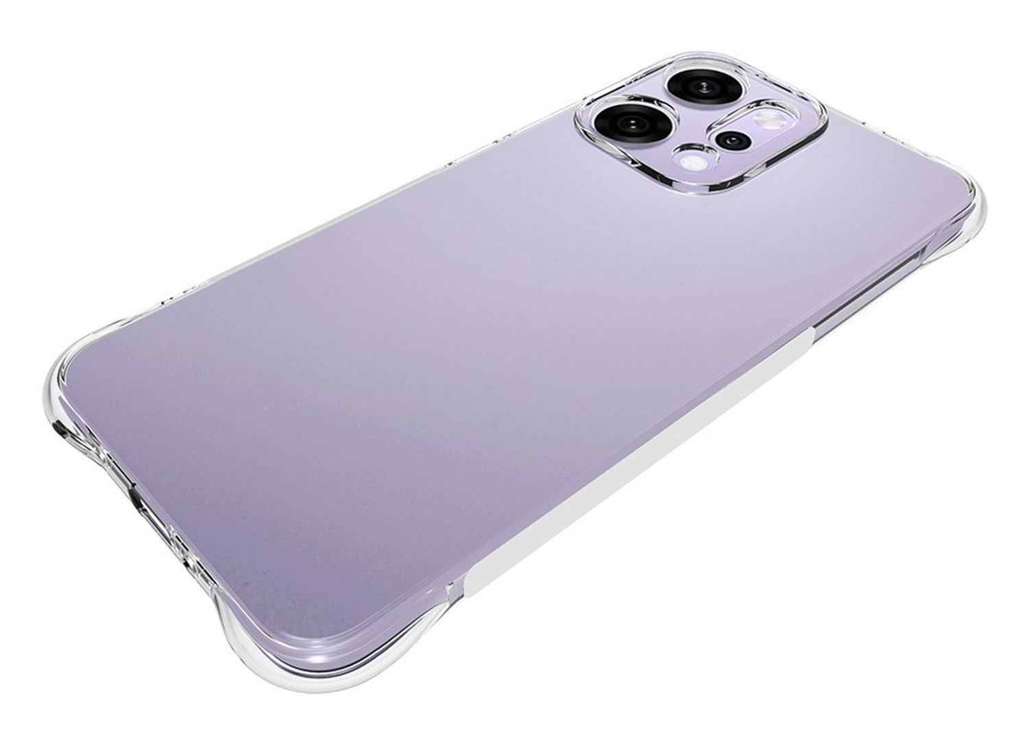 Oppo Reno 14 Pro Hoesje Schokbestendig en Dun TPU Back Cover Transparant afbeelding 5